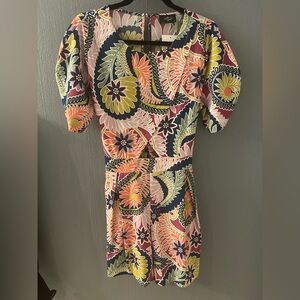 💜NEW💜Women’s Colorful Paisley Mini Romper, size large